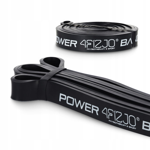 Резинка для фітнеса  4FIZJO Power Band 22 мм 12-17 кг Black - фото №3